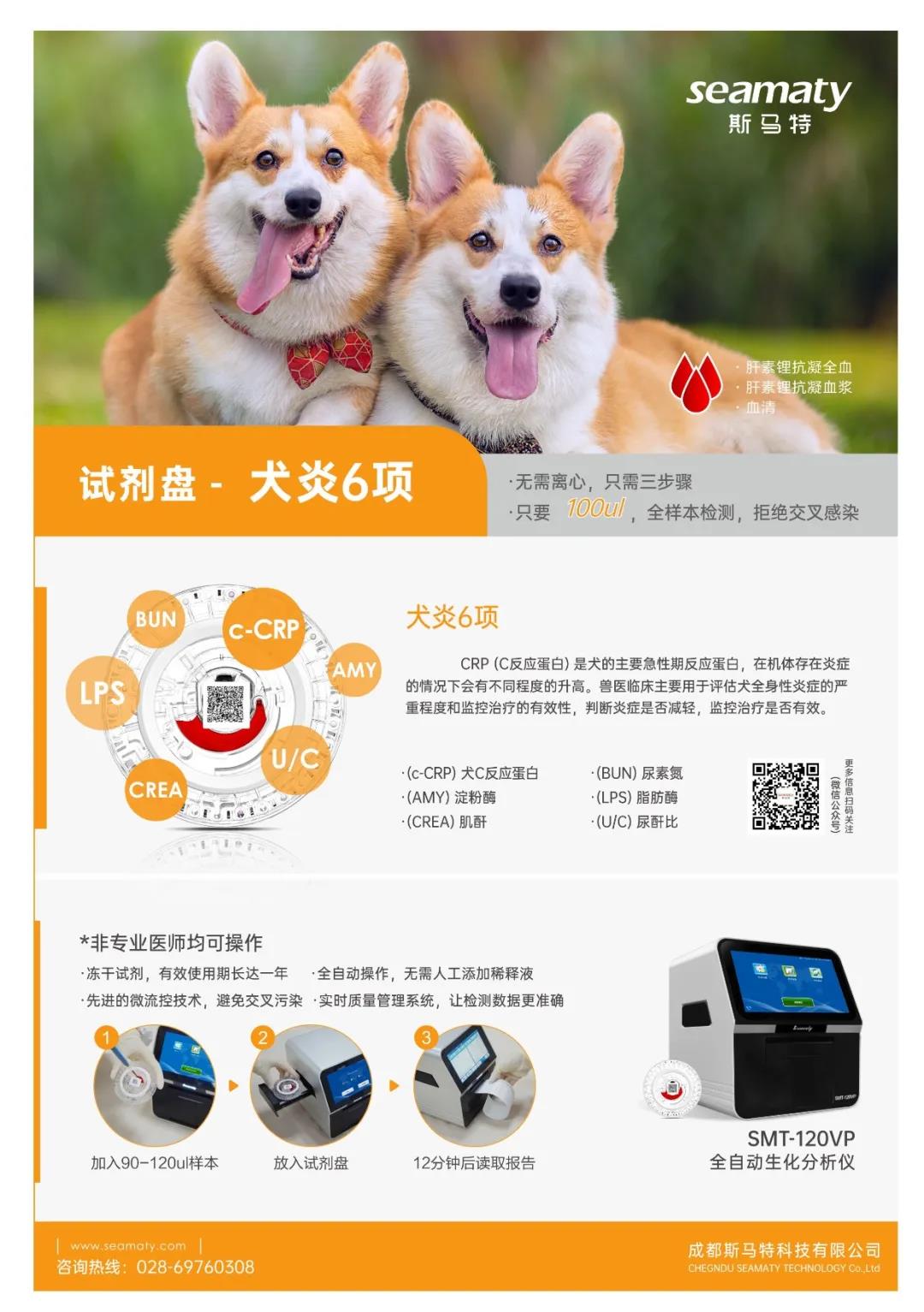 斯马特犬炎6项试剂盘