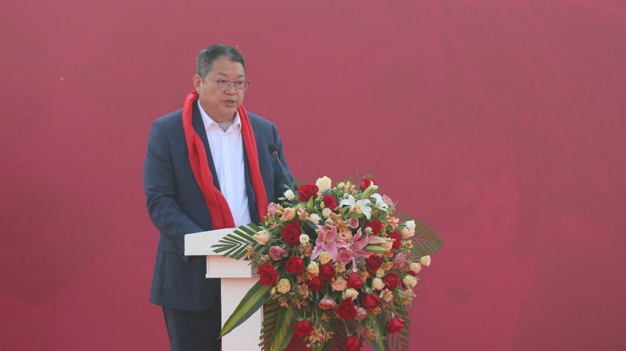 斯玛特科技董事长冉鹏在成都东部新区未来医学城开工仪式致辞